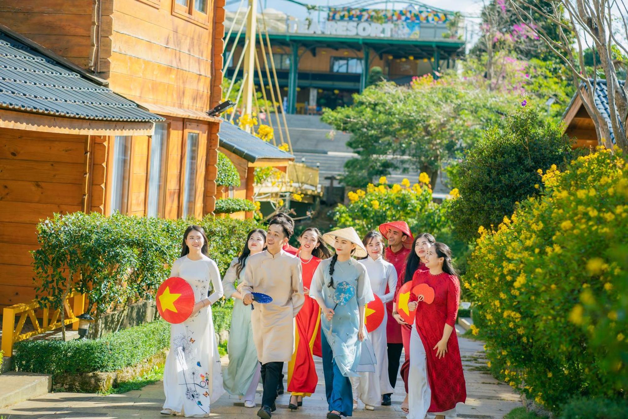 Tea Resort Bảo Lộc Exterior foto